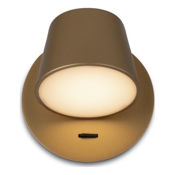 Maytoni MOD421WL-L6BS3K - LED Wall light PIXEL LED/7W/230V 3000K gold