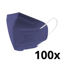 Media Sanex Respirator children's size FFP2 NR Dark blue 100pcs