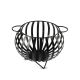 Metal basket for wood KULA 35x46 black