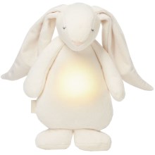 Moonie - Children's small night lamp bunny cream