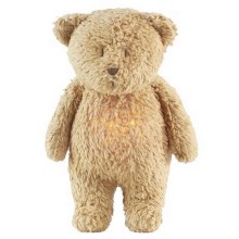 Moonie - Snuggle buddy with a melody and light bear cappuccino