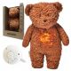 Moonie - Snuggle buddy with a melody and light bear caramel
