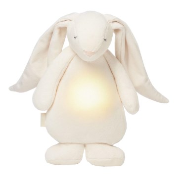 Moonie - Snuggle buddy with a melody and light bunny cream