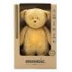 Moonie - Snuggle buddy with a melody and light little bear organic honey natur