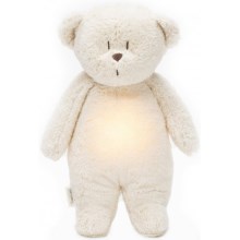 Moonie - Snuggle buddy with a melody and light little bear organic polar natur