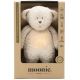 Moonie - Snuggle buddy with a melody and light little bear organic sand natur