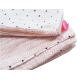 MOTHERHOOD - Cotton muslin bed linen for baby cots Pro-Washed 2-piece pink