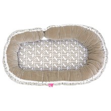 MOTHERHOOD  - Nest and pillow for baby JUNIOR 2in1 brown