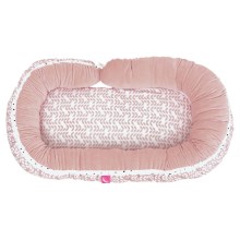 MOTHERHOOD  - Nest and pillow for baby JUNIOR 2in1 pink