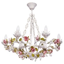 MW-LIGHT - Chandelier on a chain FLORA 6xE14/40W/230V