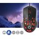 LED Gaming mouse 800/1200/2400/3200/4800/7200 DPI 7 buttons black