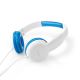 Wired headphones blue / white