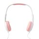 Wired headphones pink / white