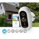 Smart outdoor rechargeable IP camera with PIR sensor Full HD 1080p 5V/5200mAh Wi-Fi IP65