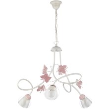 ONLI - Children's chandelier BUTTERFLY 3xE14/6W/230V