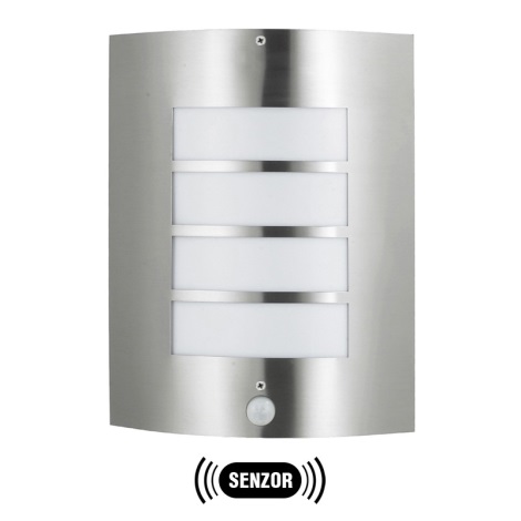 Outdoor light MEMPHIS with a sensor stainless steel IP44