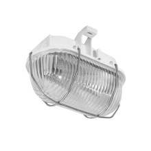 Outdoor wall light OVAL 1xE27/60W/230V white IP44