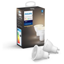 PACK of 2 LED Dimmable Bulb Philips Hue WHITE GU10/5.2W/230V 2700K