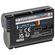 PATONA - Battery Nikon EN-EL15C 2400mAh Li-Ion Platinum USB-C