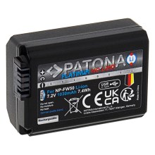 PATONA - Battery Sony NP-FW50 1030mAh Li-Ion Platinum USB-C charging