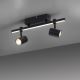 Paul Neuhaus 6524-18 - LED Spotlight BARIK 2xGU10/4,5W/230V + LED/5W