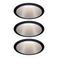 Paulmann 93408 - SET 3xLED/6,5W IP44 Dimmable bathroom recessed light COLE 230V