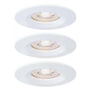 Paulmann 94299 - SET 3xLED/4W IP44 Bathroom recessed light NOVA 230V