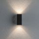 Paulmann 94328 - 2xLED/2,8W IP44 Outdoor wall light FLAME 230V anthracite