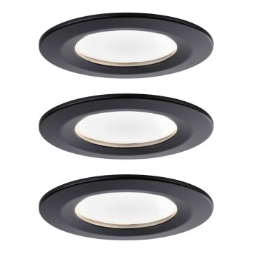 Paulmann 94473 - SET 3xLED/6W IP44 Bathroom recessed light NOVA 230V