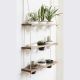 Pendant shelf for flowerpots 60 cm spruce