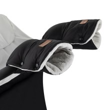 PETITE&MARS - Hand muffs for a stroller JASIE black
