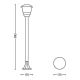 Philips - Outdoor lamp 1xE27/60W/230V
