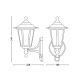 Philips - Outdoor wall light with a sensor 1xE27/60W/230V IP44