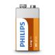 Philips 6F22L1F/10 - Zinc-chloride battery 6F22 LONGLIFE 9V
