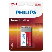 Philips 6LR61P1B/10 - Alkaline battery 6LR61 POWER ALKALINE 9V