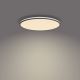 Philips - LED Dimmable ceiling light SCENE SWITCH LED/36W/230V d. 50 cm 2700K black