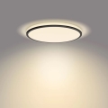 Philips - LED Dimmable ceiling light SCENE SWITCH LED/18W/230V d. 30 cm 2700K black