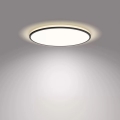 Philips - LED Dimmable ceiling light SCENE SWITCH LED/18W/230V d. 30 cm 4000K black