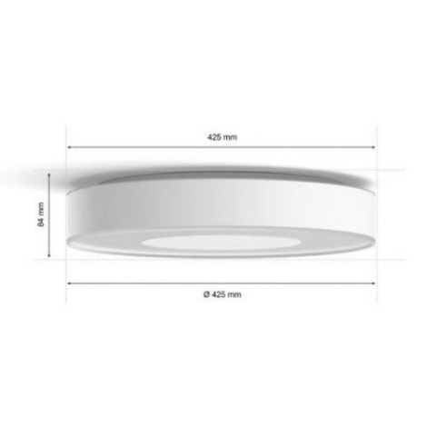 Philips - LED RGB Lámpara de mesa regulable Hue LED/12W/230V 2000
