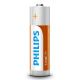 Philips R6L4F/10 - 4 pcs Zinc-chloride battery AA LONGLIFE 1,5V