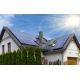 Photovoltaic solar panel Risen 440Wp black frame IP68 Half Cut