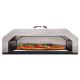 Pizza oven for garden grills + ceramic-stone plate