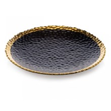 Plate KATI 25 cm black/gold