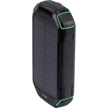 Power Bank solar with a flashlight Power Delivery 30000mAh/20W/5V black