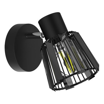 Prezent 27516 - Wall spotlight PONTEO 1xE27/40W/230V black