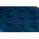 Quilted bench SALIBA 50x97 cm gold/blue