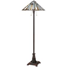 Quoizel - Floor lamp MAYBECK 2xE27/60W/230V