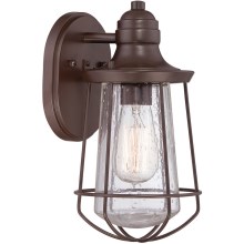 Quoizel - Outdoor wall light MARINE 1xE27/60W/230V IP44 brown
