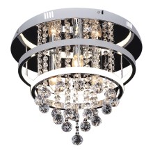 Rabalux 2237 - Crystal surface-mounted chandelier PALLAS LED/32W/230V + 3xE14/40W