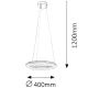 Rabalux - LED Dimmable chandelier on a string LED/24W/230V + remote control